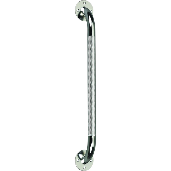 18" Drive Medical Chrome Knurled Grab Bar