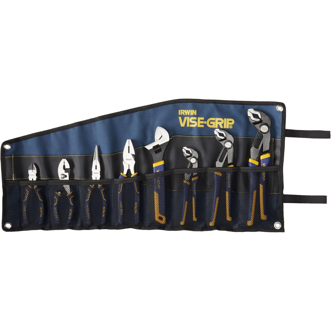 8-Piece Vise-Grip GrooveLock Plier Set
