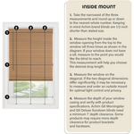 Achim GII 23" x 72" Cordless Morning Star Light Filtering Window Blind