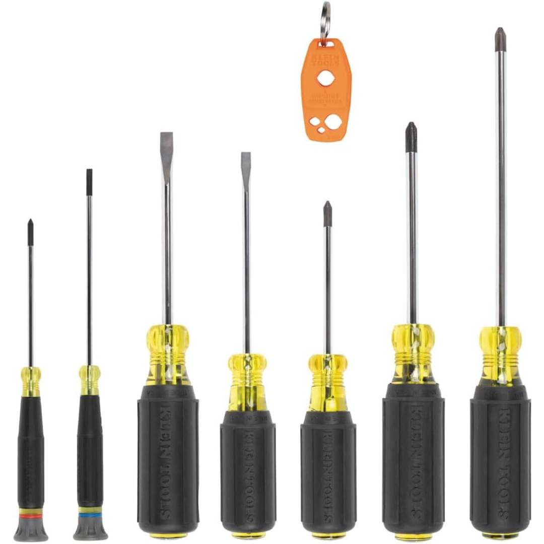 8-Piece Klein Tools All-Purpose Screwdriver Set (85808)