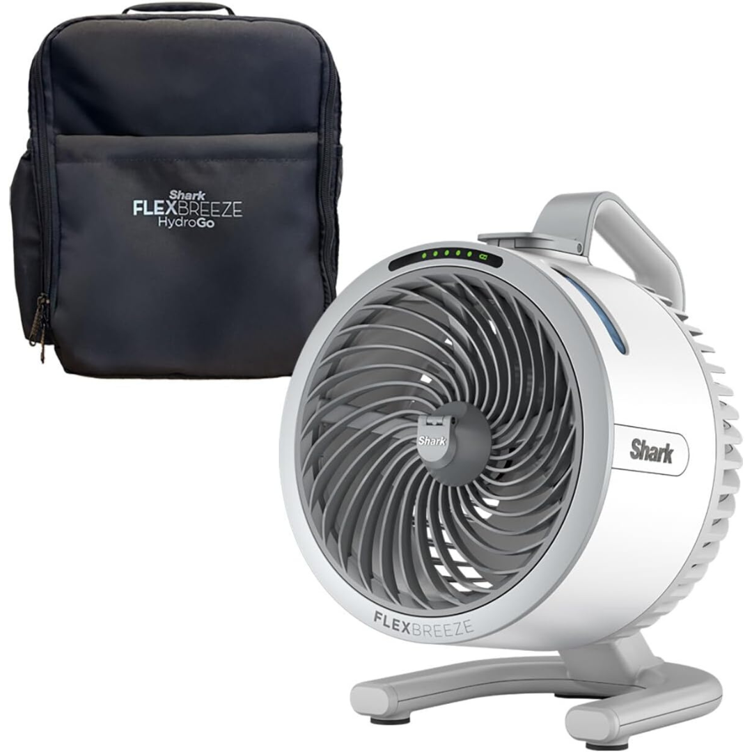 FlexBreeze HydroGo Ultra-Powerful Portable Fan & Travel Bag