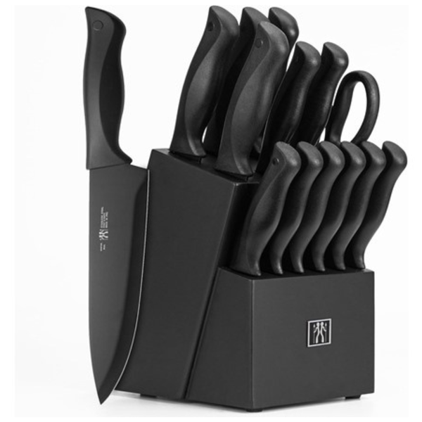 15-Piece HUNTER.DUAL Self Sharpening Kitchen Knife Set