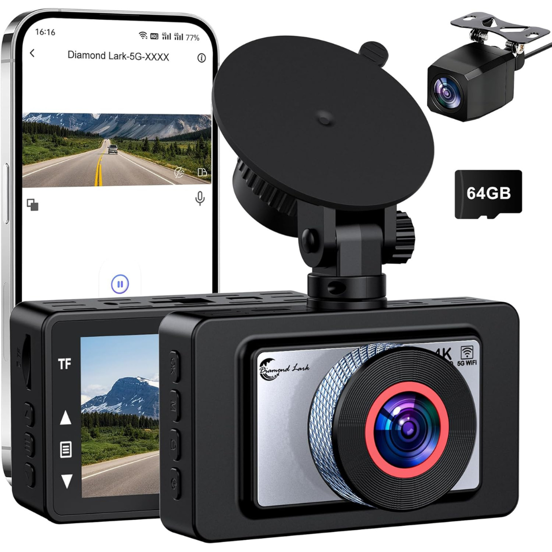 Front and Rear 4K Ultra HD Dash Camera