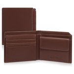 Pomelo Best Men's Genuine Leather Thin Bifold Wallet