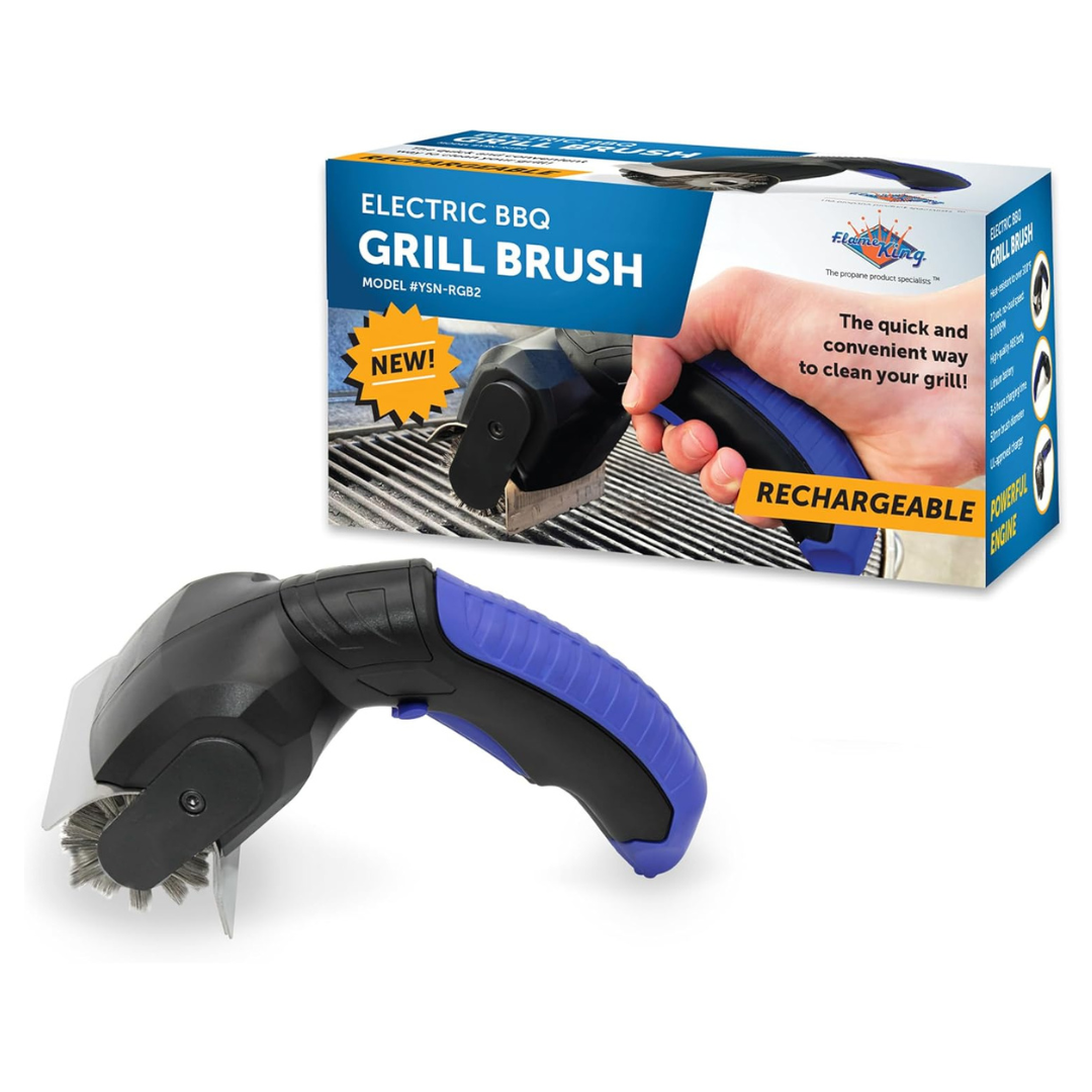 Flame King Electric Rechargeable BBQ Grill Brush