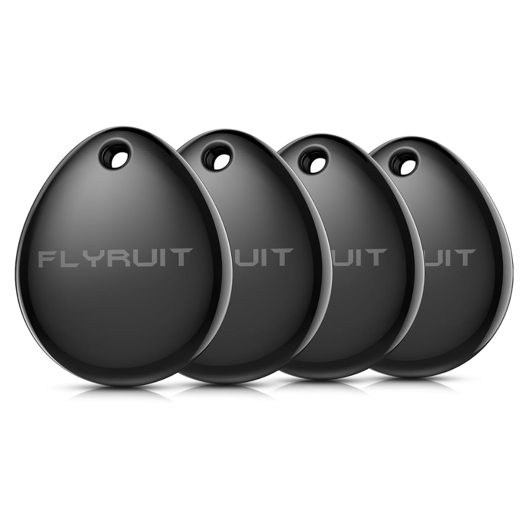 4-Pack Air Tracker Tags For Apple Find My (iOS Only)