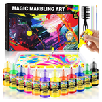 40-Piece Titoclar Kids Magic Water Marbling Paint Kit