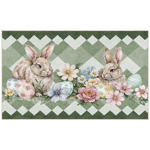 3 X 5ft Cotiled Low Pile Soft Boho Large Area Rug