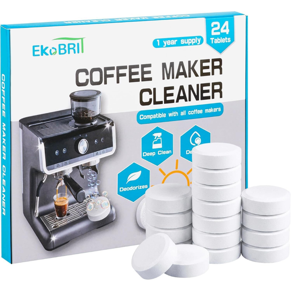 24-Count Coffee Machine Cleaner & Descaler Tablets Compatible With Keurig