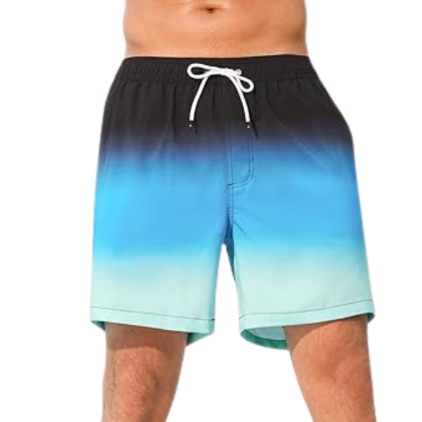 SILKWORLD Men's Swimming Trunks With Compression Liner (various)