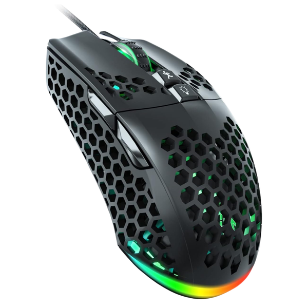 Solakaka SM900 Wired RGB Gaming Mouse With Honeycomb Shell (2 Colors)