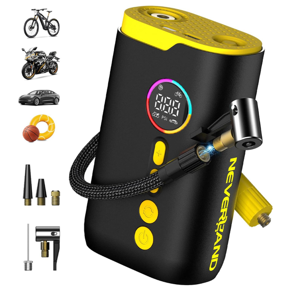 150 PSI Portable Electric Tire Inflator With Gauge