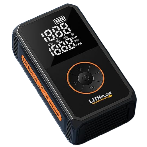 150PSI Tire Inflator Portable Air Compressor W/ Large Display Screen