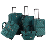 American Flyer Pemberly Buckles 5-Piece Luggage Set + $38 Kohls Rewards
