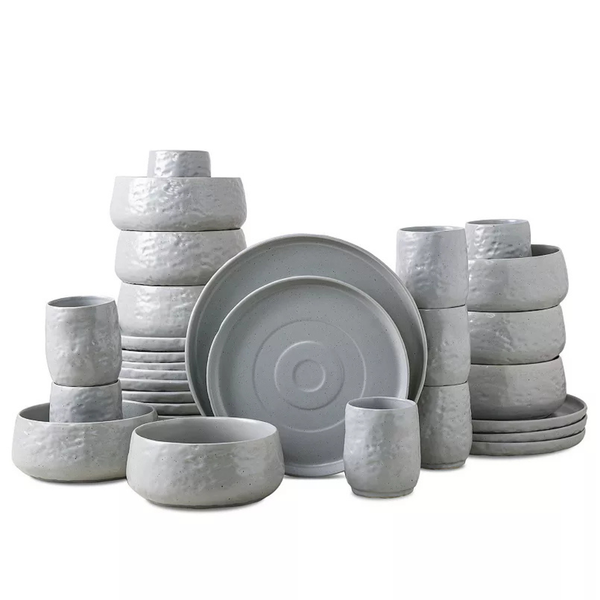 32-Piece Stone by Mercer Project Shosai Stoneware Dinnerware Set + $32 Kohls Rewards