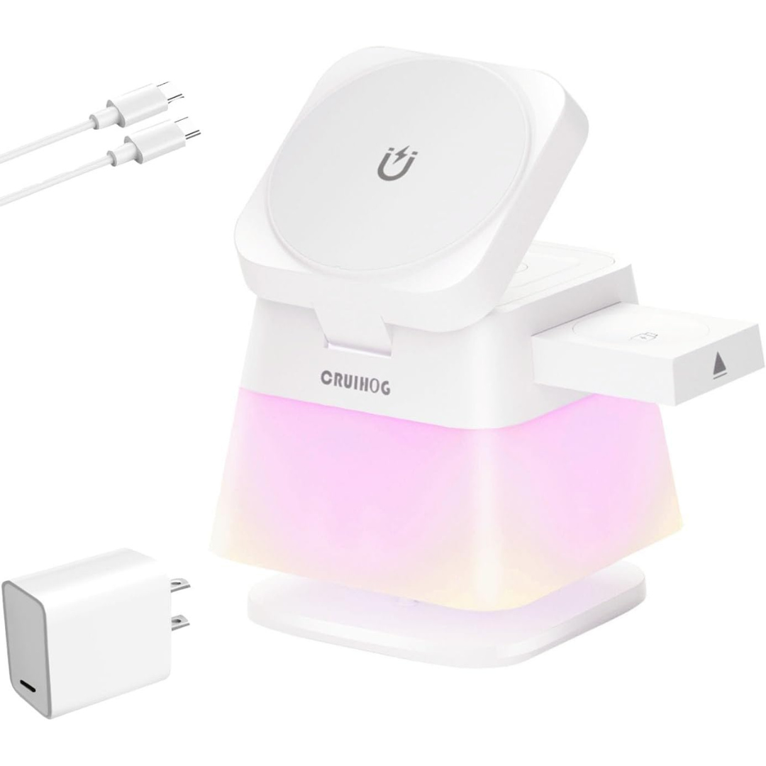 4 in 1 15W Magnetic Wireless Charging Station