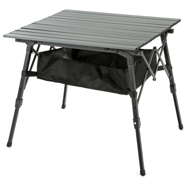 39" Aluminum Height-Adjustable Folding Camp Roll Up Table