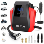 12V DC Portable Tire Inflator Air Compressor with Digital Pressure Gauge