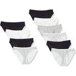 10-Pack Amazon Essentials Women's Breathable Cotton Bikini Brief Underwear