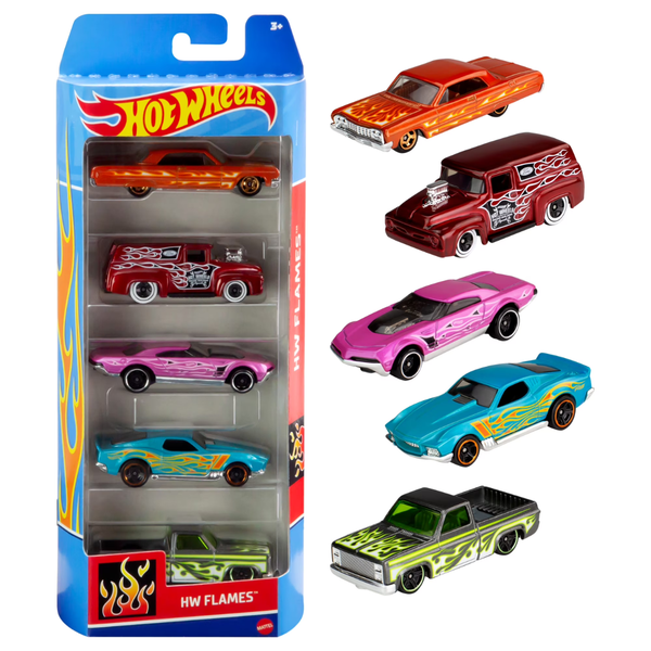 5-Pack Hot Wheels Die-Cast Toy Cars or Trucks