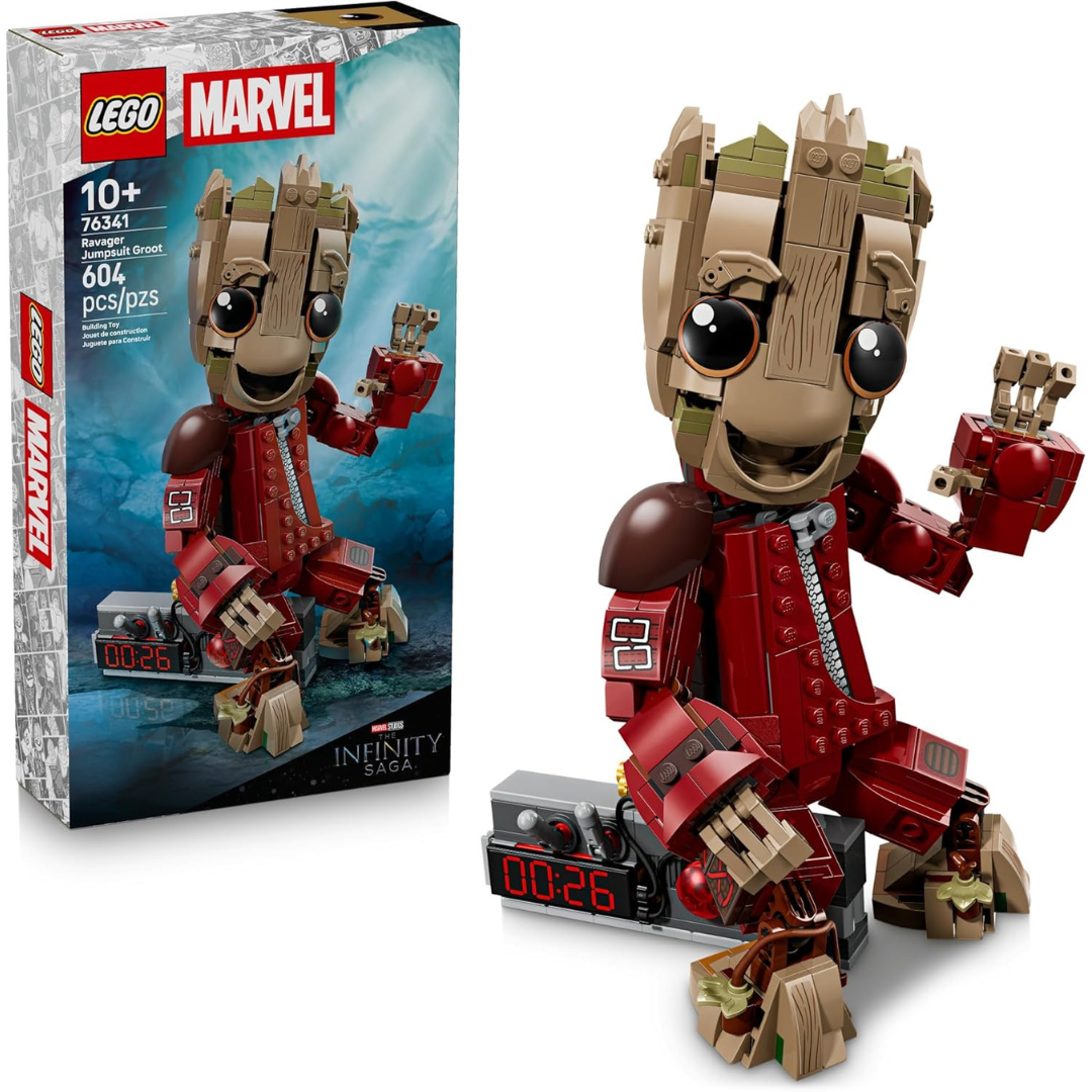 LEGO Marvel Ravager Jumpsuit Groot Building Toy