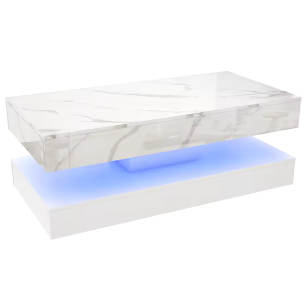 Modern Stylish Coffee Table with LED lights