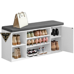 Songmics Home 41" Storage Bench with 2 Doors