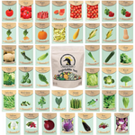 43-Pack Assorted Vegetable & Herb Seeds with Mylar Storage Bag