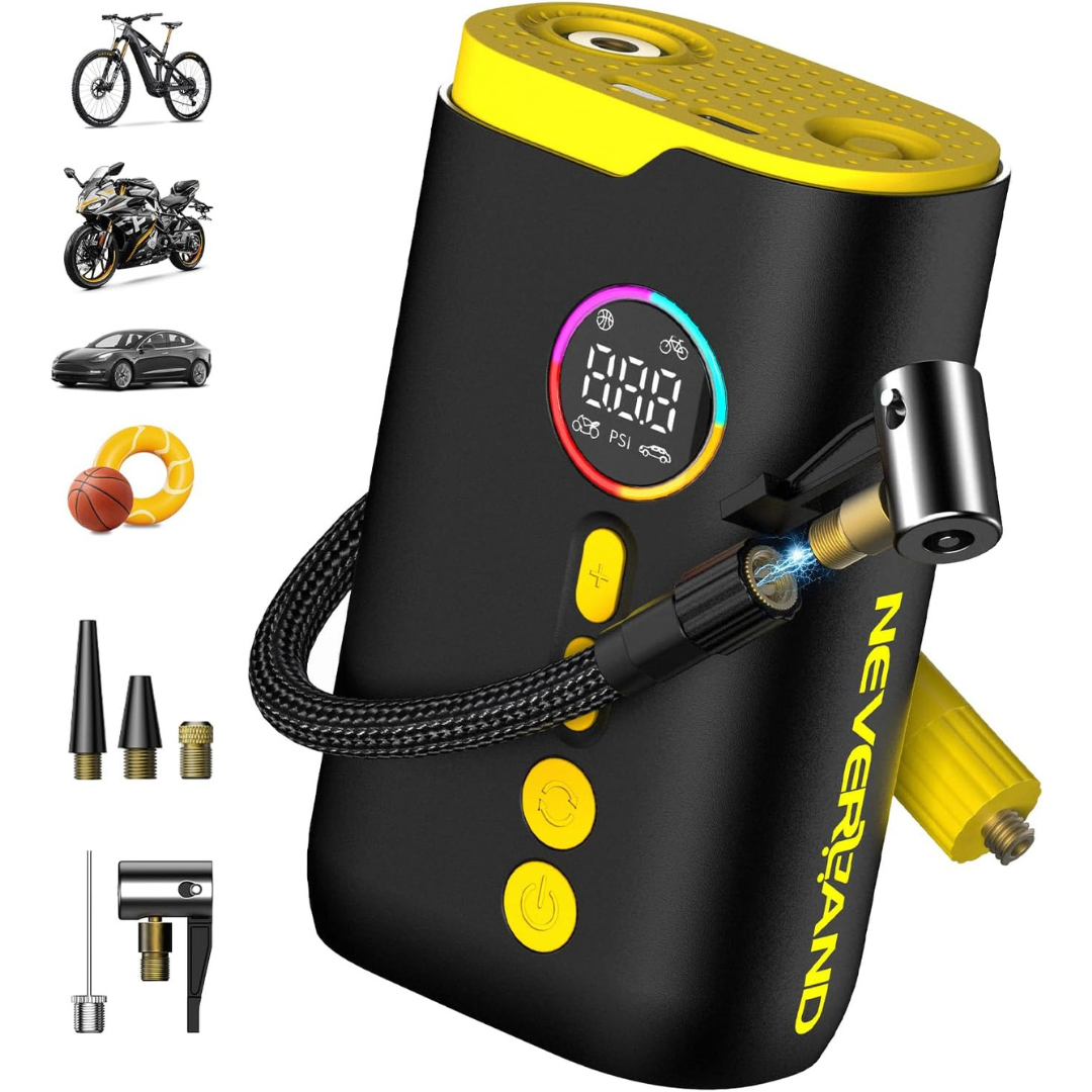 150 PSI Portable Electric Tire Inflator with Gauge