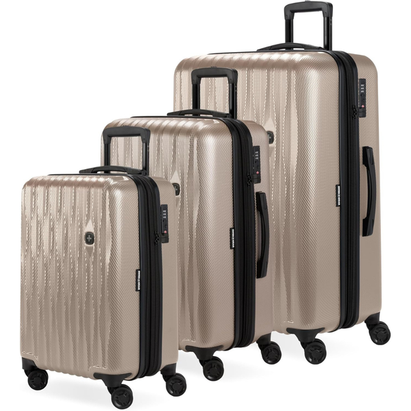 3-Piece SwissGear 7272 Energie Hardside Spinner Luggage Set (19/24/27 Inch)