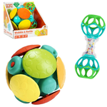 2-Pack Bright Starts Wobble & Rattle Gift Set? Baby Toys