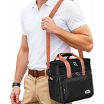 12L Double Deck Soft Leakproof Insulated Lunch Bag
