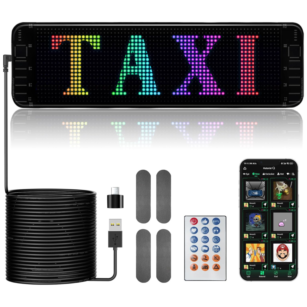 Esonstyle 13 x 3 Flexible LED Matrix Panel Light Signs