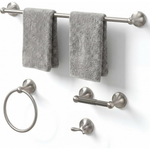 4-Piece XINWEI 24" Stainless Steel Bathroom Hardware Set (Brushed Nickel)