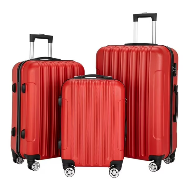 3-Piece Ktaxon Luggage Sets PC+ABS Spinner Suitcase