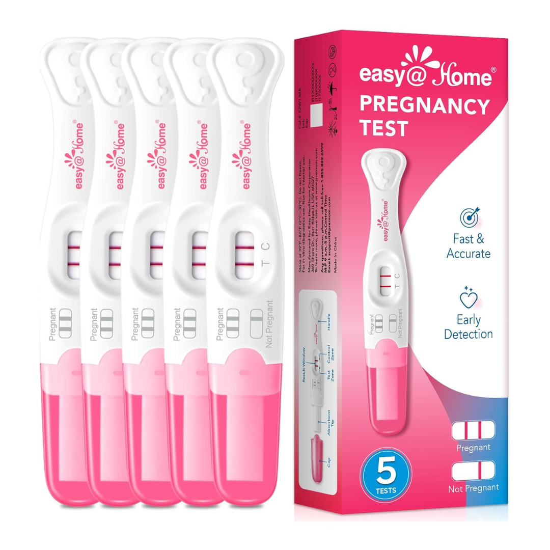 5-Count Easy@Home Pregnancy Test Sticks