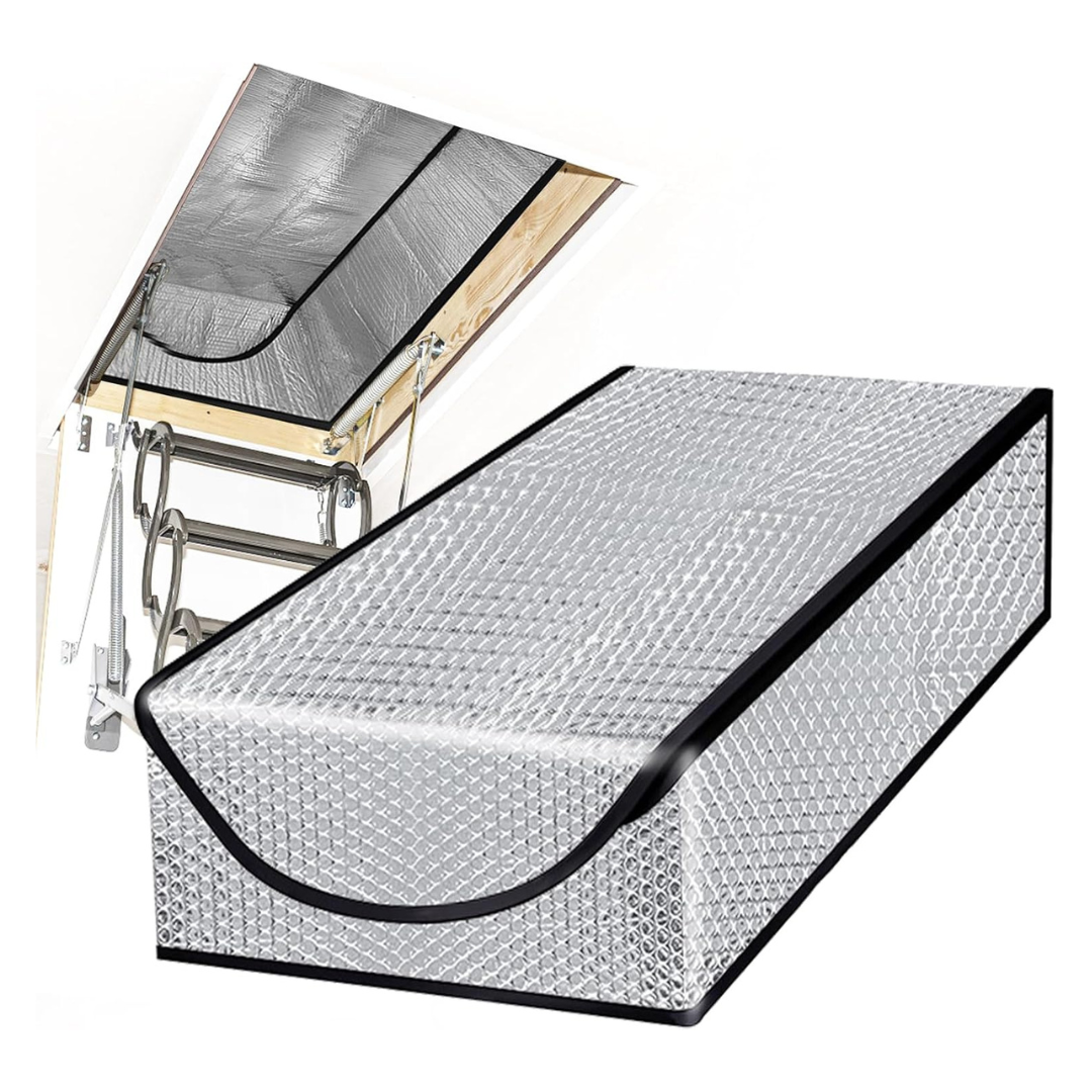54" X 25" Attic Stairway Insulation Cover With Zipper