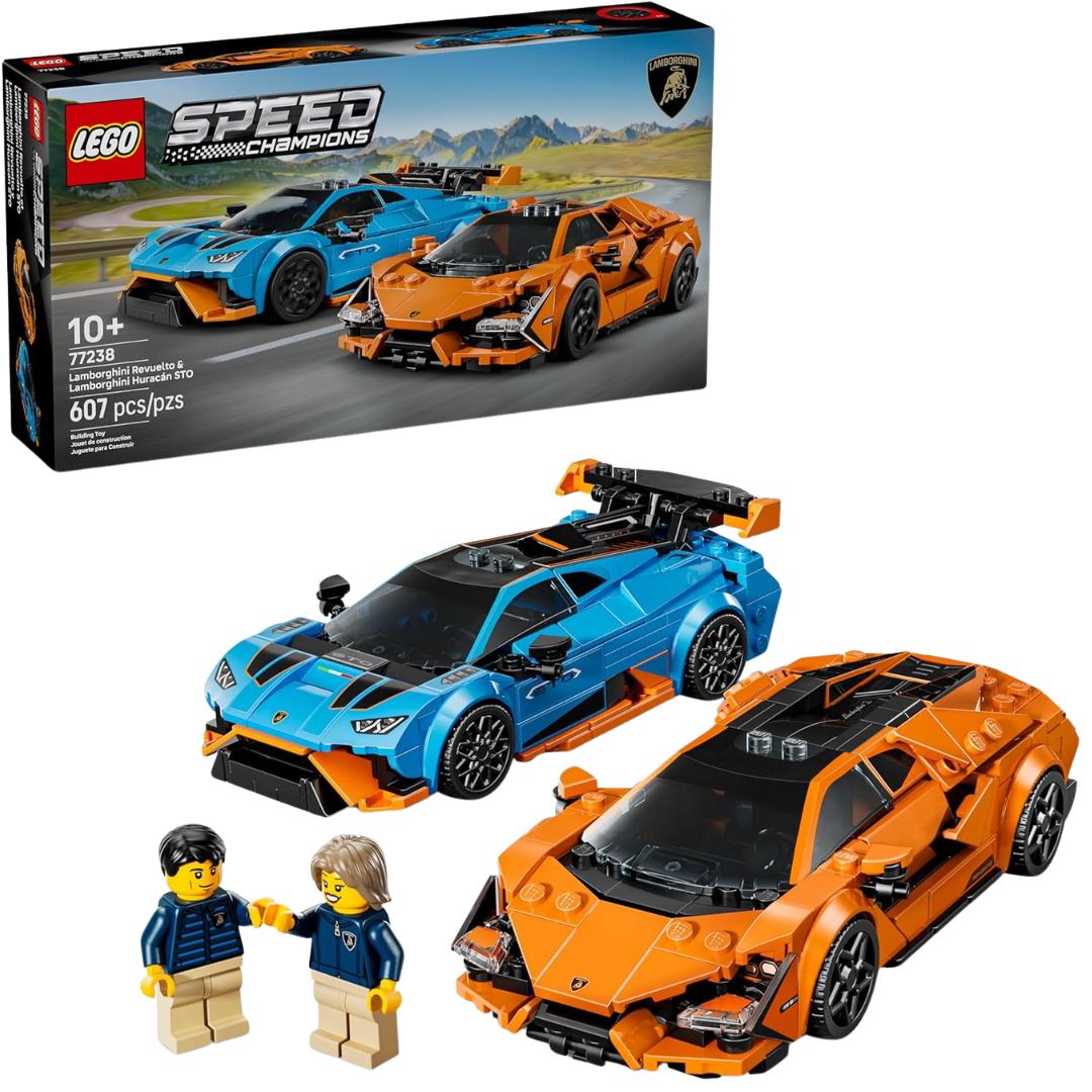 LEGO Speed Champions Lamborghini Revuelto & Huracan STO (77238)