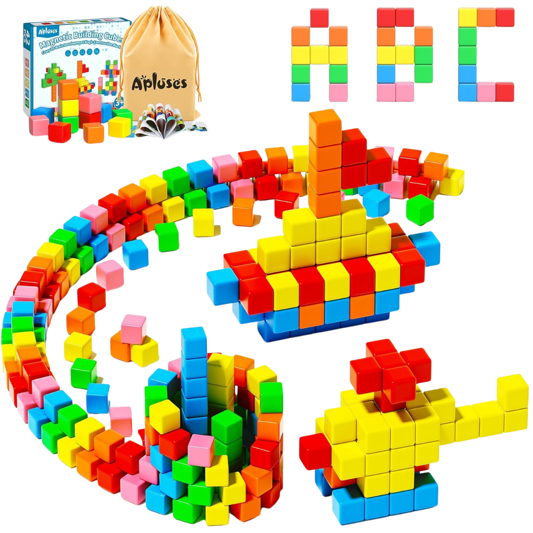 42-Piece Apluses Magnet Building Blocks For Toddlers