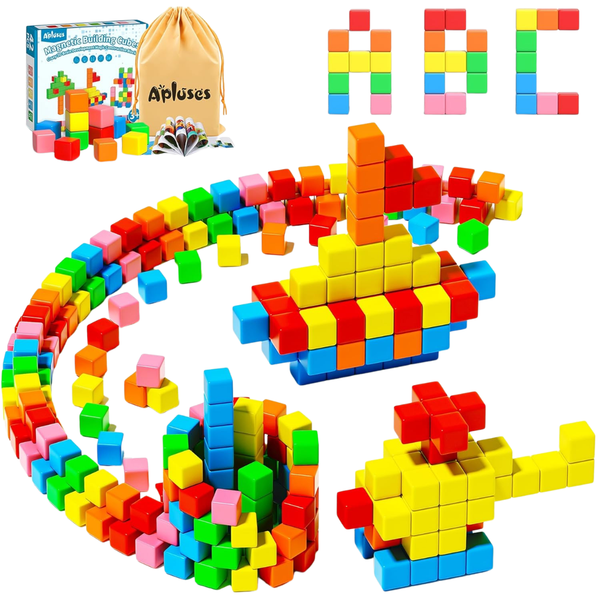 42-Piece Apluses Magnet Building Blocks For Toddlers