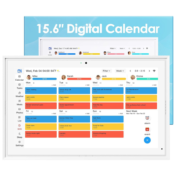 15.6'' Touchscreen Digital Electronic Calendar & Wall Planner
