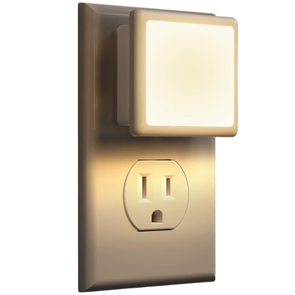 2-Pack L Lohas 0.3W 3000K Soft White LED Night Lights