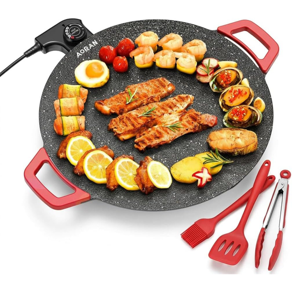 Aoran kitchen Indoor Electric Smokeless Grill Set