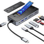 8-in-1 USB-C Docking Station Hub with M.2 SSD Enclosure