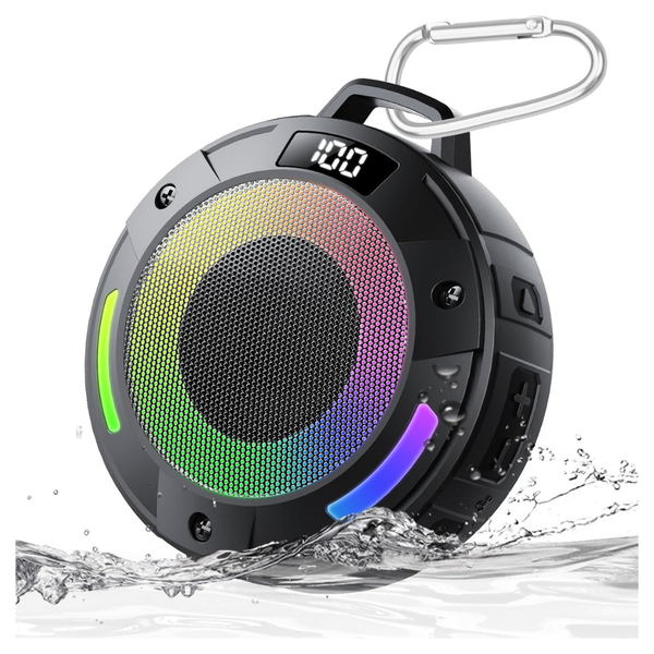 Portable Wireless Shower Speaker W/ Digital Display