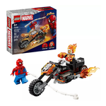 LEGO Marvel Spider-Man Vs. Ghost Rider Motorcycle Building Toy