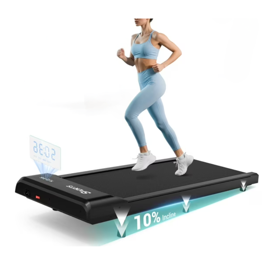 265 lbs Dprodo 2.5 HP LED Display Under Desk Walking Pad