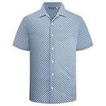 Alex Vando Men's Short Sleeve Print Button Down Casual Shirts (Various)