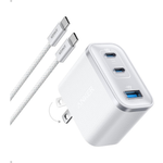 Anker Nano 70W 3-Port USB-C Ultra-Fast Charger Adapter W/ Cable