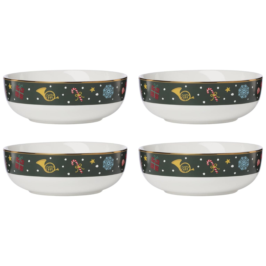 Set Of 4 Lenox 898403 Nutcracker Ballet All Purpose Bowls
